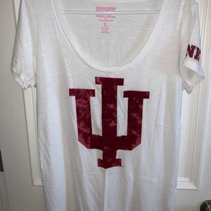 Pink VS - Indiana University soft tee
